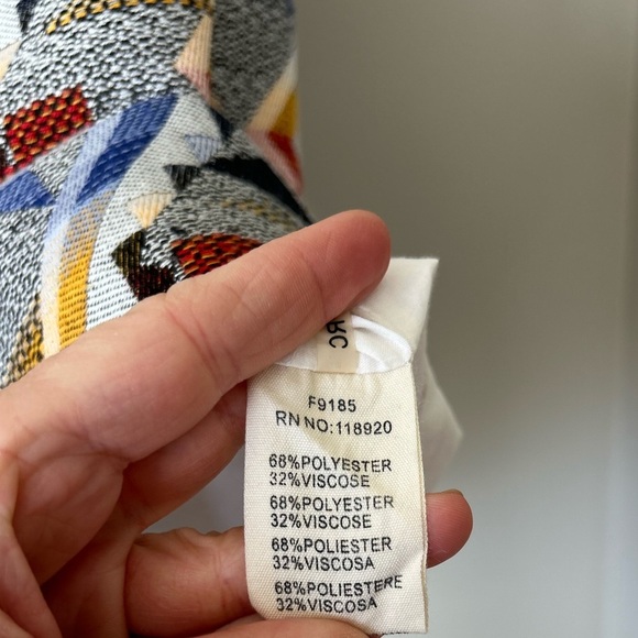 FRNCH Tribal Print Shift Dress M/L - Picture 7 of 10